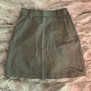 H&M Gingham Bodycon Skirt